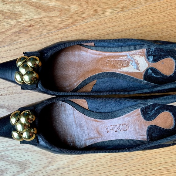 Authentic Chloe shoes with beads - Picture 4 of 5